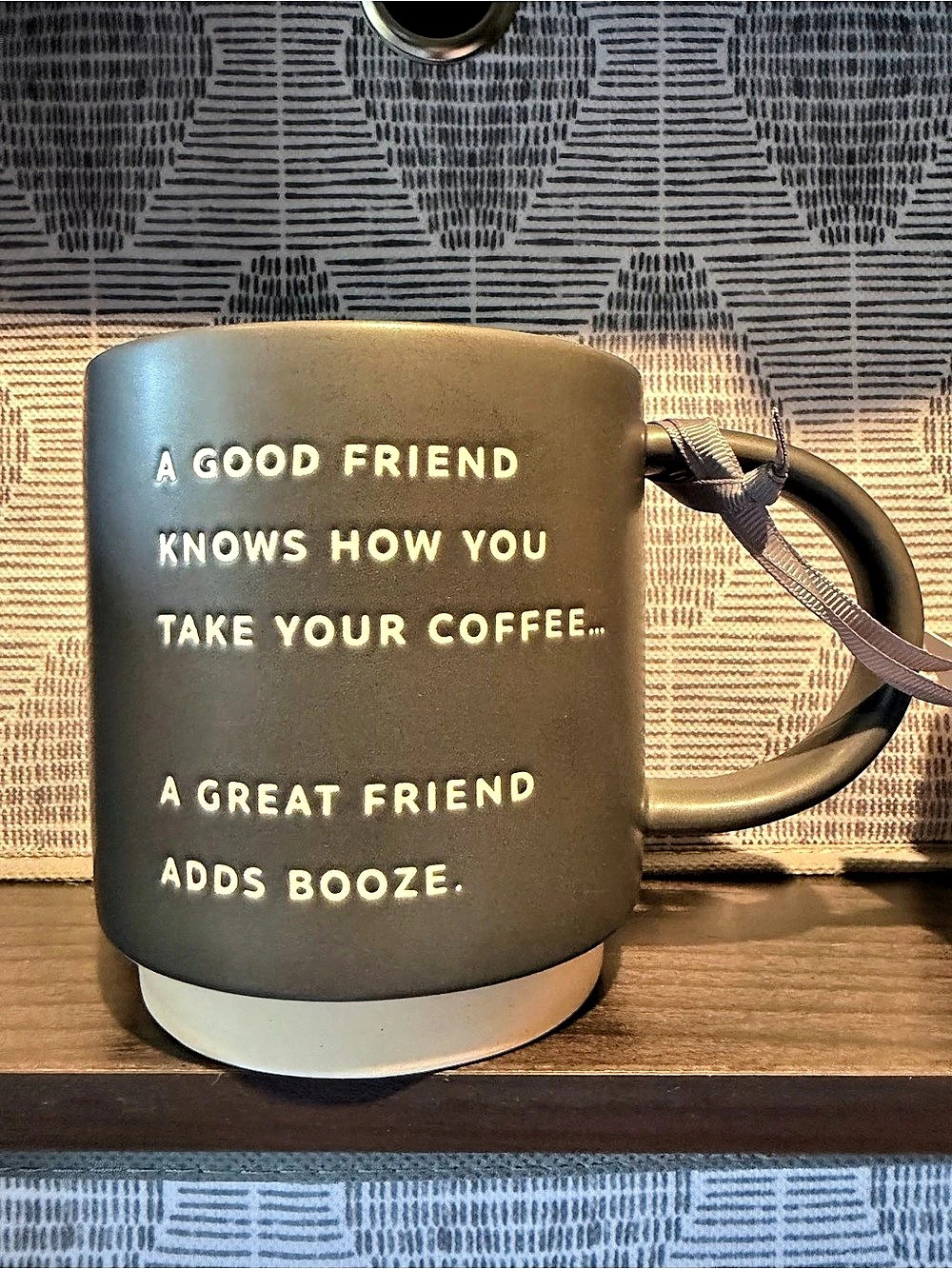 NEW Hallmark Good Friend Great Friend Funny Mug, 16 oz.